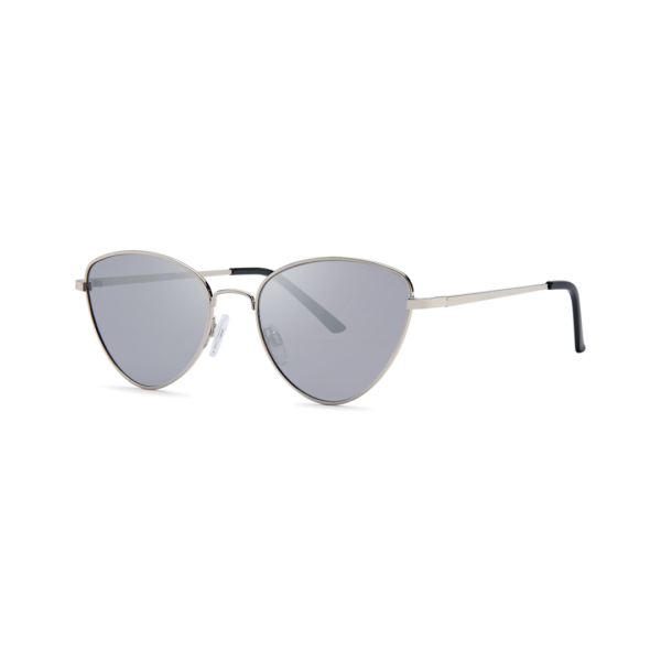 silver triangle aviator sunglasses