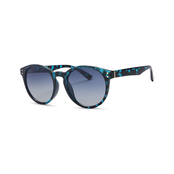 green tortoise round sunglasses