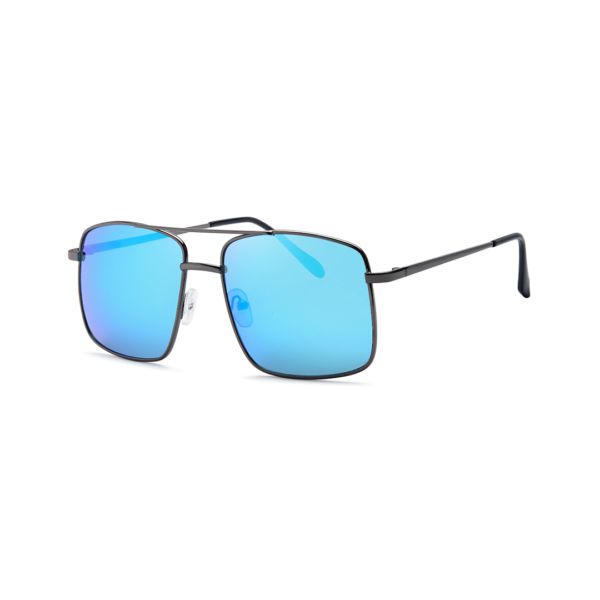 blue square aviator sunglasses