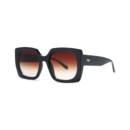 black big square women's sunglasses