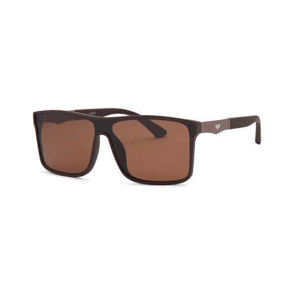 brown square sunglasses