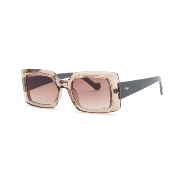 clear rectanglular women's sunglasses