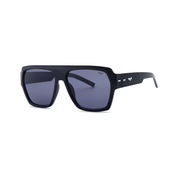 black square flat brow women's sunglasses