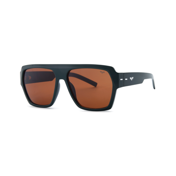 green square flat brow women's sunglasses