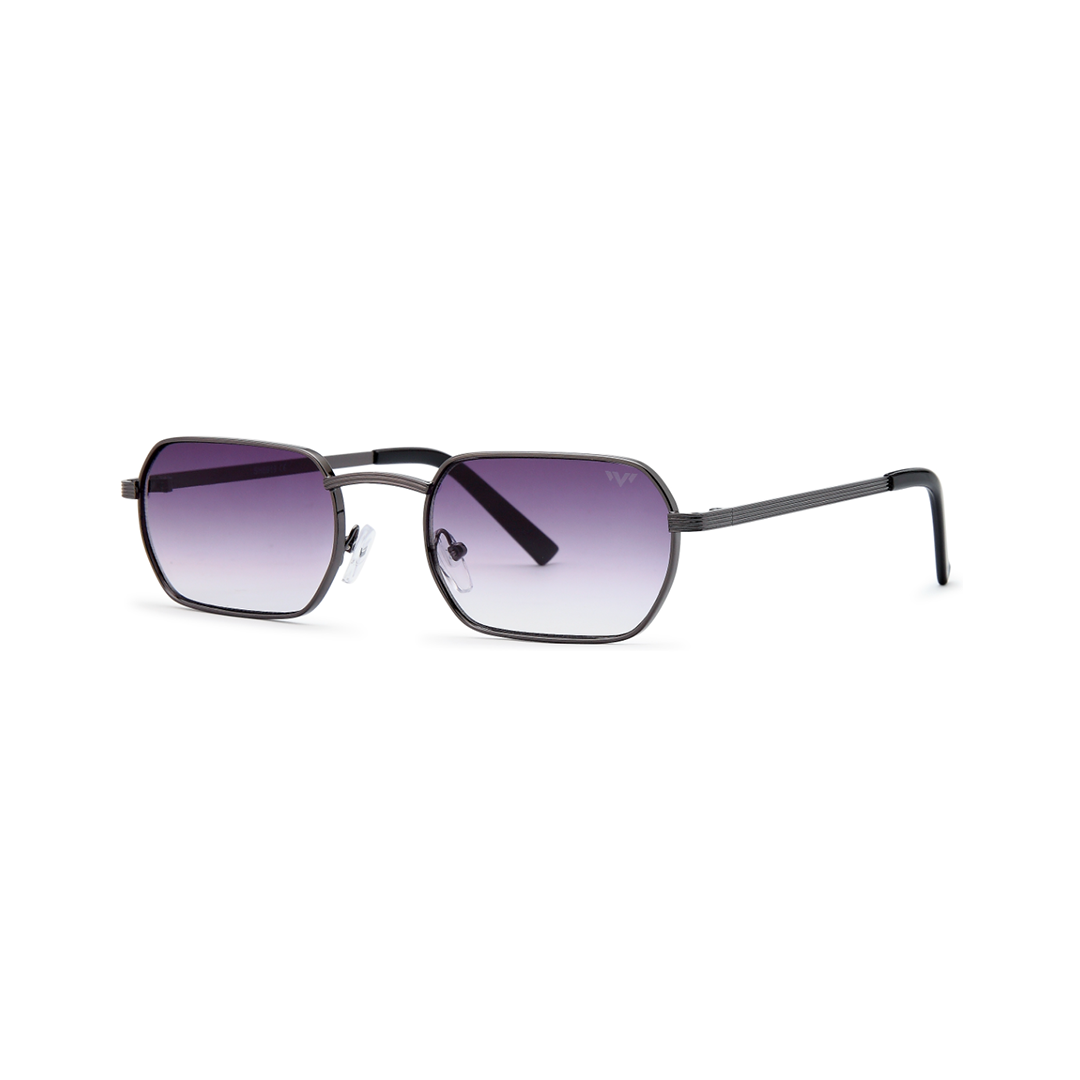 rectangular metal women's sunglasses