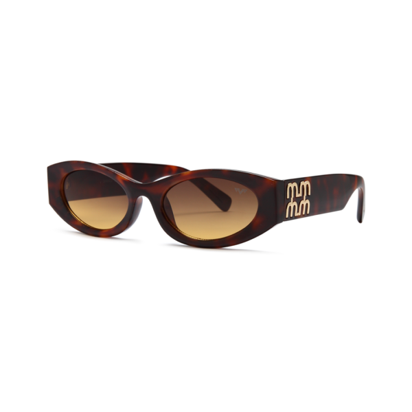 tortoise women's oval sunglasses