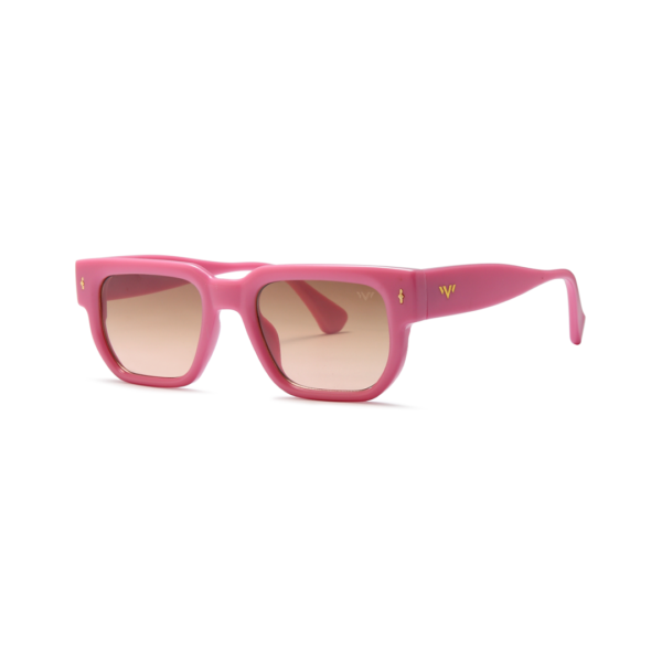 pink square women's sunglasses