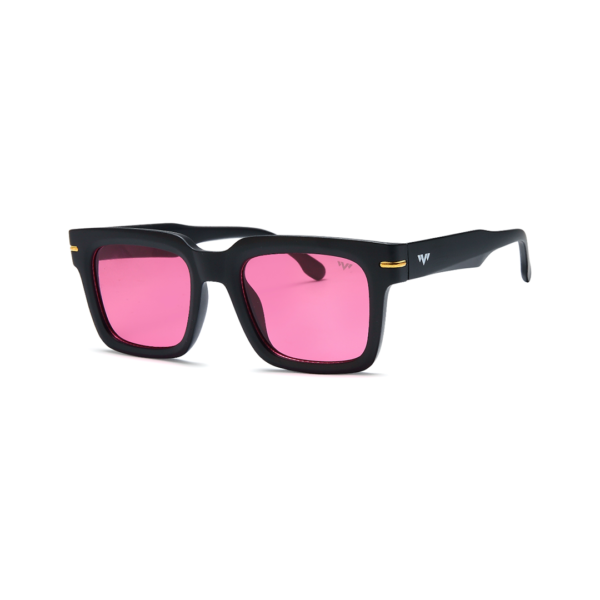 pink square women's sunglasses