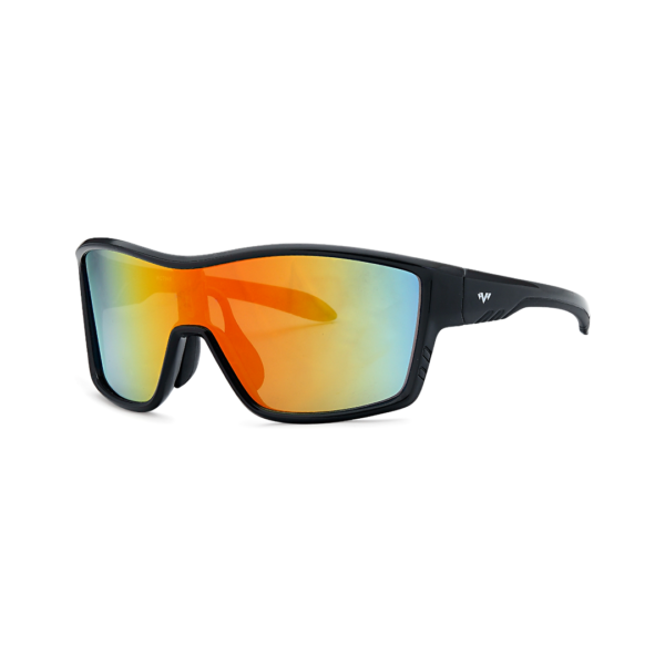 red men's shield sunglasses