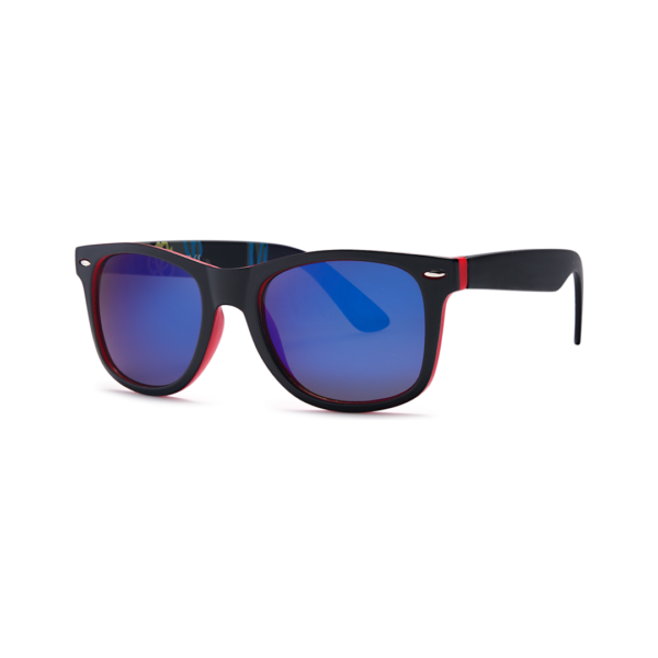 black print wayfarer sungasses