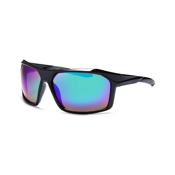 ocean and balck men's wrap sunglasses