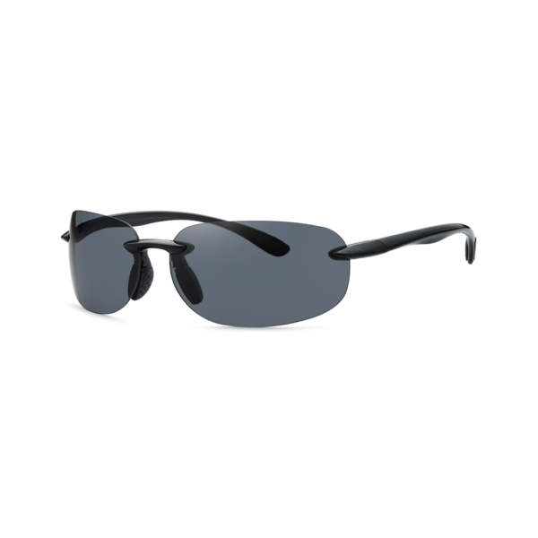 black men's rimless sunglasses