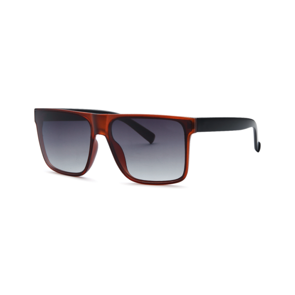tortoise squre flat brow sunglasses