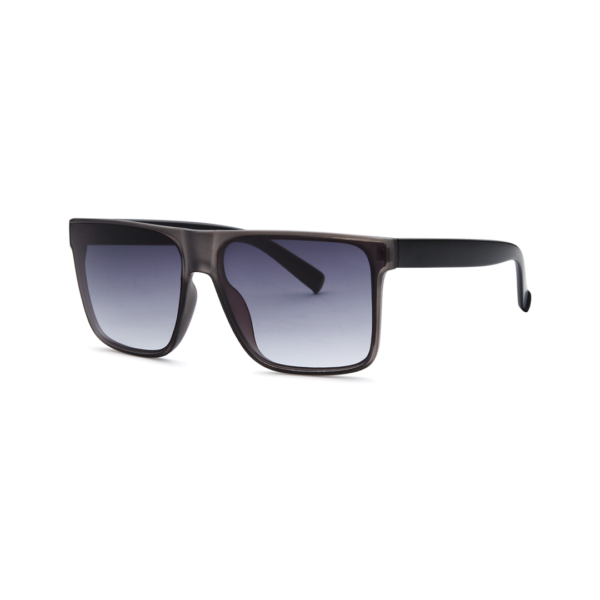 gray squre flat brow sunglasses