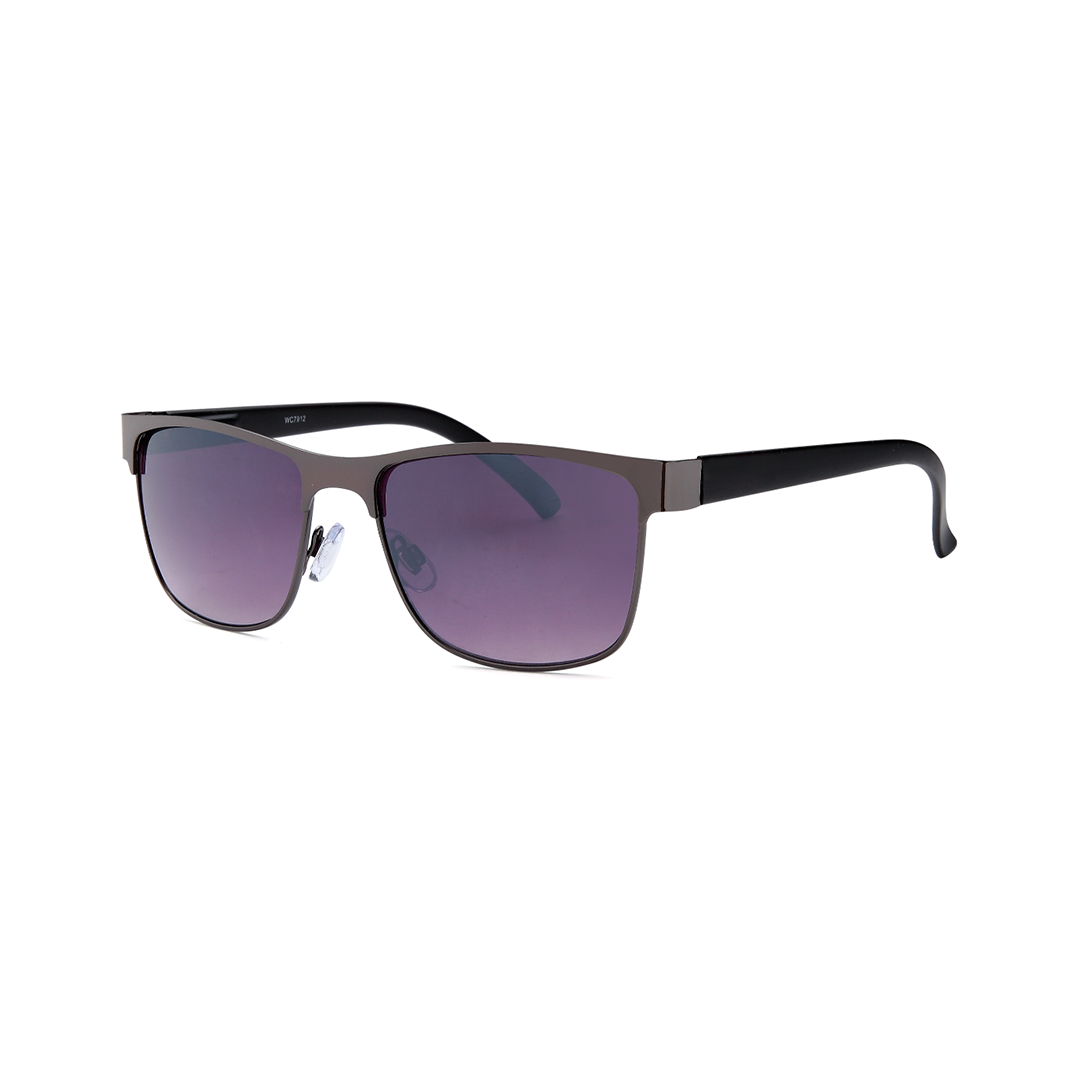 purple metal square sunglasses