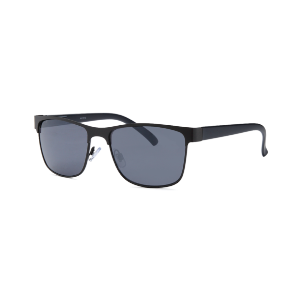 black metal square sunglasses