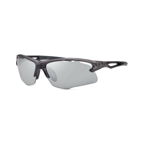 silver rimless men's sunglasses