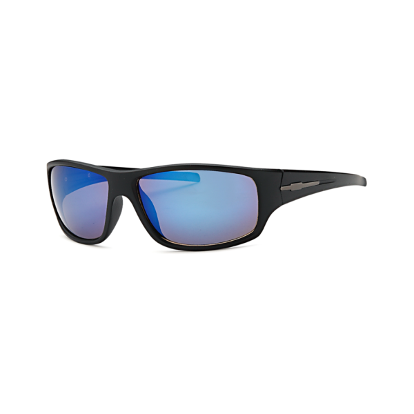 blue men's wrap sunglasses