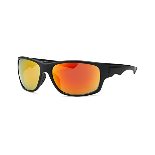 red men's wrap sunglasses