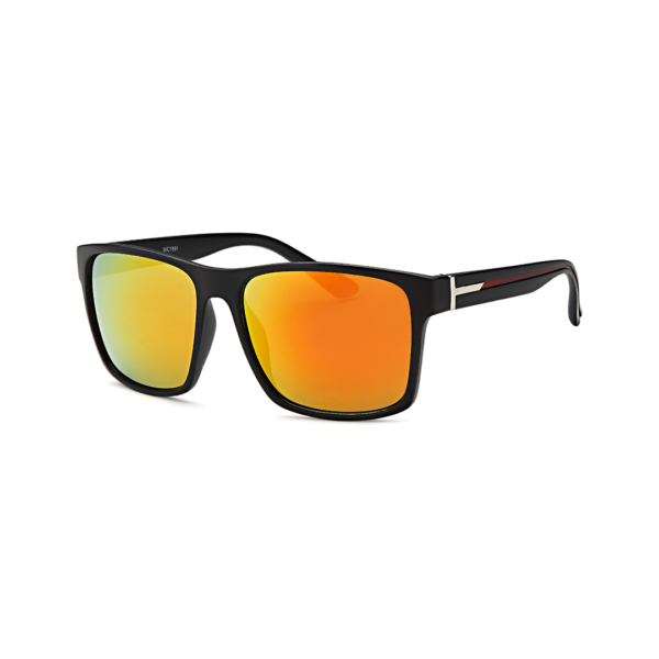 red men's square sunglasses