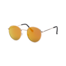 red metal round sunglasses John Lenon
