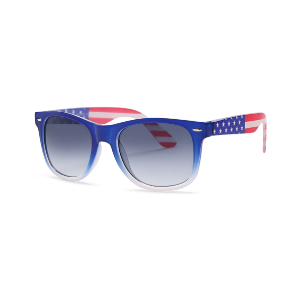 black lens american flag sunglasses