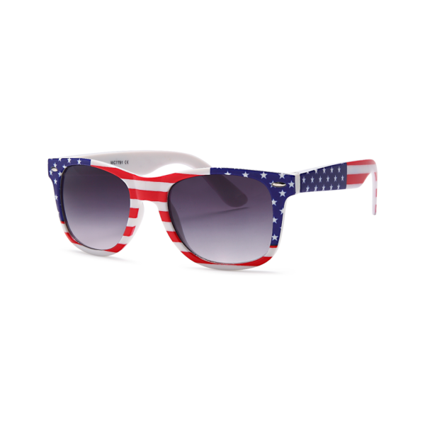 black lens american flag sunglasses
