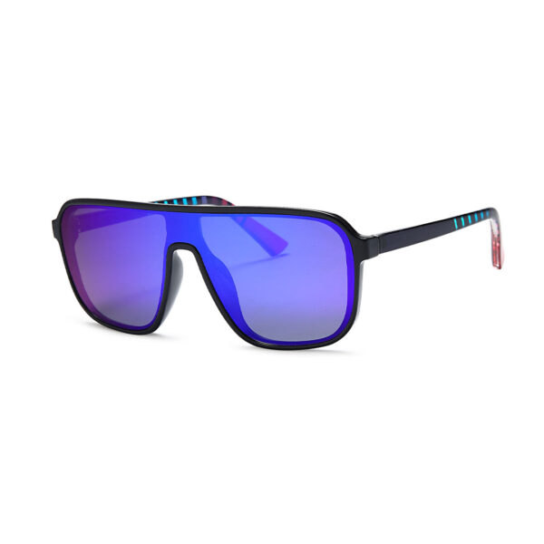 purple rainbow shield unisex sunglasses