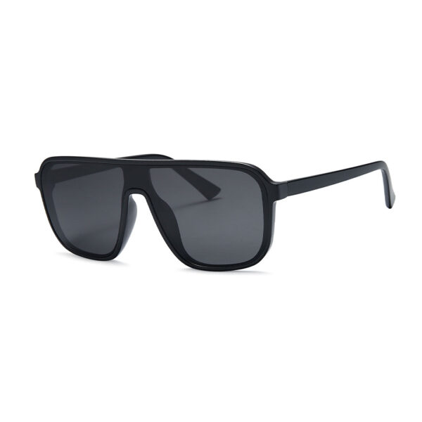 black shield unisex sunglasses